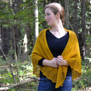 Burning Leaves Shawl