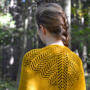 Burning Leaves Shawl