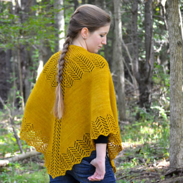 Burning Leaves Shawl