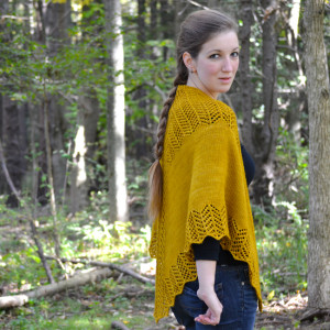 Burning Leaves Shawl