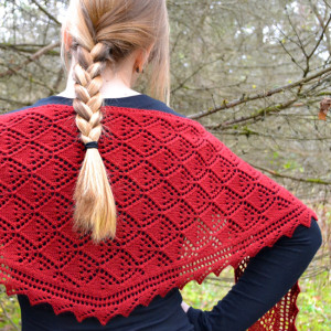 Flicker and Flame Shawlettes