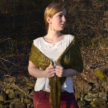 Garden Steps Asymmetrical Scarf