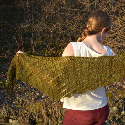 Garden Steps Asymmetrical Scarf