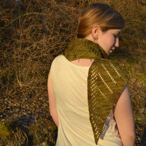 Garden Steps Asymmetrical Scarf