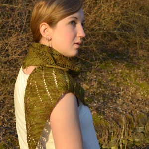 Garden Steps Asymmetrical Scarf