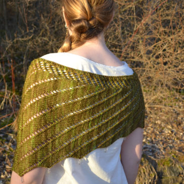 Garden Steps Asymmetrical Scarf