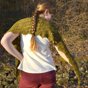 Garden Steps Asymmetrical Scarf