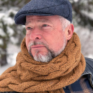 Cinnamon Swirl Scarf